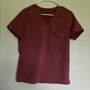 Mauve scrub top